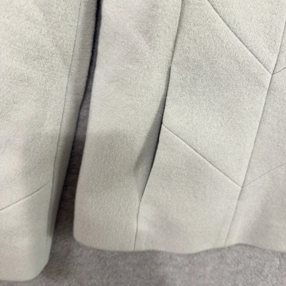 Rena Lange Evening Jacket Womens 12 Dove Gray Wool Lined AS‎ SEEN ON QUEEN SONJA